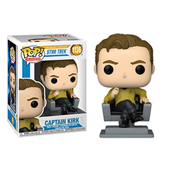 FU55804-POP TV STAR TREK CAPTAIN KIRK IN CHAIR