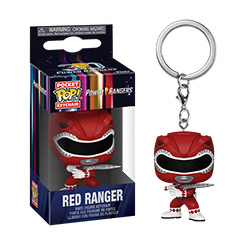 FU72152-POP KEYCHAIN POWER RANGERS 30TH RED RANGER