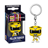 FU72153-POP KEYCHAIN POWER RANGERS 30TH YELLOW RANGER