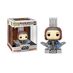 FU76545-POP DELUXE MANDALORIAN BO KATAN W/ THRONE