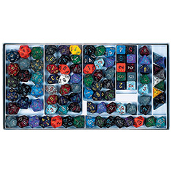 KP04345-ELEMENTAL DICE SAMPLER BOX (91 PIECES)