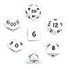 KP05859-JUMBO DICE SET 7PC WHITE