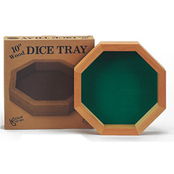 KP11888-DICE TRAY WOOD 10