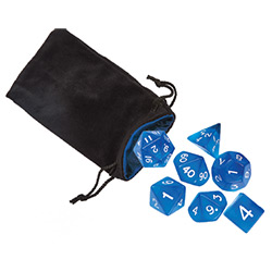 KP19066-JUMBO DICE GIFT 7PC SET BLUE