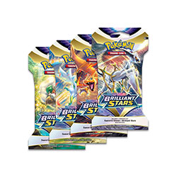 POSWSH9BR-POKEMON SWSH09 BRILLIANT STARS BLISTER PACKS (24)