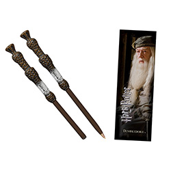 TNC015054-HARRY POTTER WAND PEN & BOOKMARK DUMBLEDORE