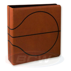 UBCWALB3PBKBRN-3''BINDER BASKETBALL TEXTURED