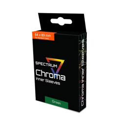 UBCWSSLVIGRN-SPECTRUM CHROMA INNER SLEEVES GREEN (BCW)