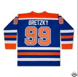 UDAHWG13049-W GRETZKY AUTO OILERS JERSEY BLUE