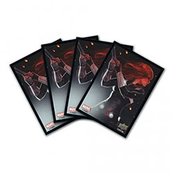 UDCS94517-MARVEL MATTE CARD SLEEVES BLACK WIDOW