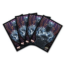 UDCS94522-MARVEL MATTE CARD SLEEVES BLACK PANTHER