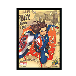 UDCS99261-MARVEL MATTE CARD SLEEVES CAPTAIN CARTER