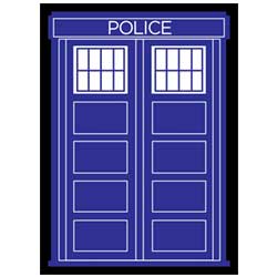 ULGDPA108-LEGION DP POLICE BOX BLACK CORE (DOUBLE-MATTE)