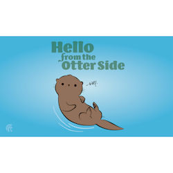 ULGPME076-PLAY MAT OTTER (RUBBER)