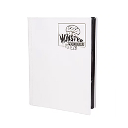 UMB9PMWT-9 POCKET MONSTER BINDER MATTE WHITE