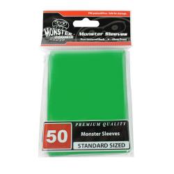 UMBMSLLGNGRN-MONSTER SLEEVES STANDARD GLOSSY GREEN 50CT