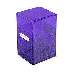 UPDBSTGPU-DECK BOX SATIN TOWER GLITTER PURPLE