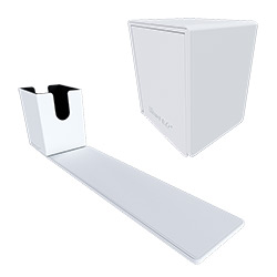 UPDBVAFW-DECK BOX VIVID ALCOVE FLIP (TOP-LOAD) WHITE