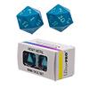 UPDIHMD20VTE-HEAVY METAL 2 D20 VIVID TEAL DICE SET