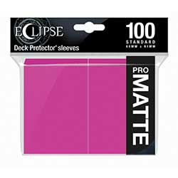 UPDPMAEC1HP-SOLID DP ECLIPSE MATTE 100CT HOT PINK