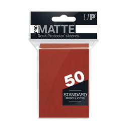 UPDPMAR-MATTE RED NON GLARE DECK PROTECTORS