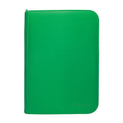 UPPB4PZG-PRO BINDER 4 POCKET VIVID ZIPPERED GREEN