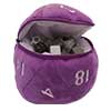 UPPD20DBP-D20 DICE BAG PLUSH GAMER POUCH ROYAL PURPLE