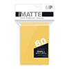 UPYPMAY-YGO/SMALL SIZE MATTE YELLOW DECK PROTECTORS