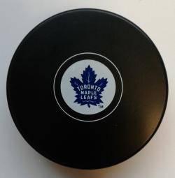 AUTO PUCK MAPLE LEAFS