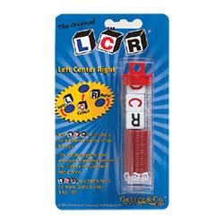 L-C-R DICE GAME BLISTER CARD