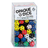 KP02734-OPAQUE DICE D12 50PC ASSORTED BAG