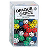 KP02824-OPAQUE DICE D20 50PC ASSORTED BAG