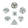 KP02981-PEARLIZED DICE 7PC SET GRAY