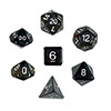 KP02995-TRANSPARENT DICE BOX 7PC SMOKE