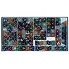 KP03199-GLITTER DICE SAMPLER BOX D10 100PC