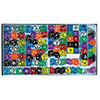 KP03607-TRANSPARENT DICE D20 SAMPLER BOX 97PC