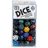 KP04418-ELEMENTAL DICE D20 25PC ASSORTED BAG