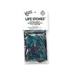 KP05000-LIFE STONES 100/BAG ASSORTED IN 6X9 CLOTH BAG