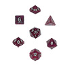 KP10034-GLITTER DICE SET 10PC PURPLE