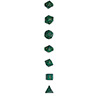 KP13121-ELEMENTAL DICE 7PC SET GOLDEN RECON