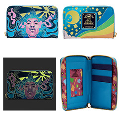 LFJHWA0001-LOUNGEFLY JIMI HENDRIX PSYCHEDELIC WALLET