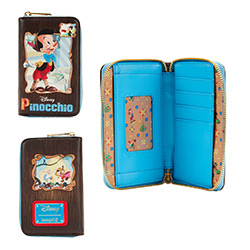 LFWDWA2231-LOUNGFLY DISNEY PINOCCHIO BOOK WALLET