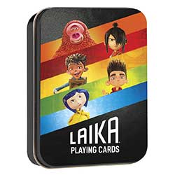 PLAYING CARDS TIN LAIKA
