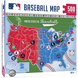 MLB MAP PUZZLE 500PC (6)