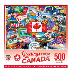GREETINGS FROM CANADA 500PC PUZZLE