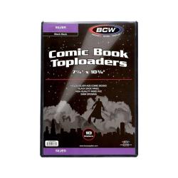 UBCWTLCHSILBLK-TOPLOADERS COMIC SILVER BLACK BACK