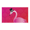 ULGPME075-PLAY MAT FLAMINGO (RUBBER)