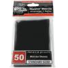 UMBMSLLGNBLK-MONSTER SLEEVES STANDARD GLOSSY BLACK 50ct