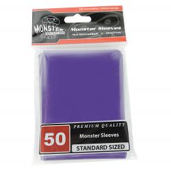 UMBMSLLGNPRP-MONSTER SLEEVES STANDARD GLOSSY PURPLE 50CT