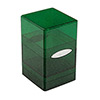 DECK BOX SATIN TOWER GLITTER GREEN